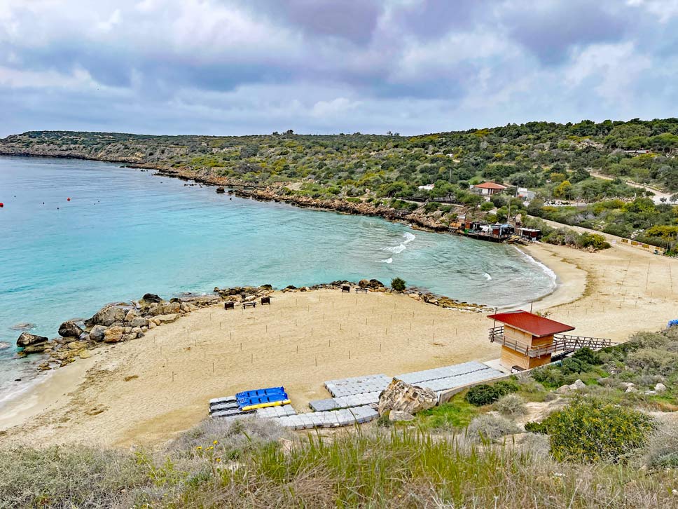 konnos beach strand kap greco zypern