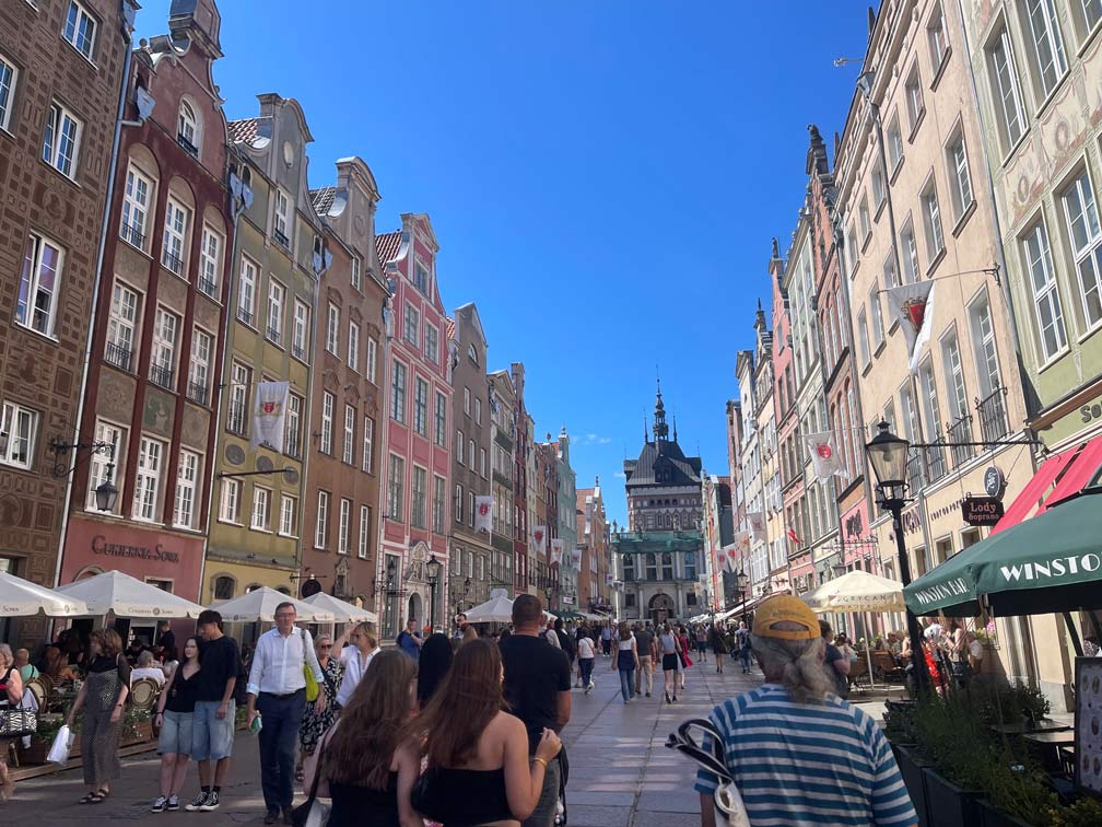 langgasse danzig an einem tag