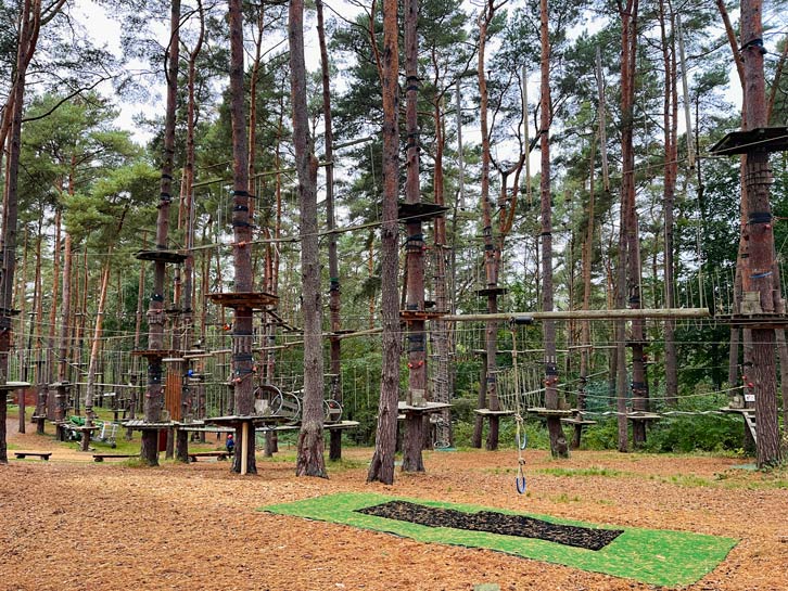 kletterpark camping und ferienpark havelberge haveltourist